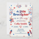 Search for fireworks baby shower invitations Patriotic