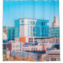 Search for blue and brown shower curtains White