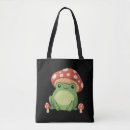 Search for mushroom tote bags Cute frog