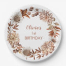 Search for fall birthday paper plates Rustic
