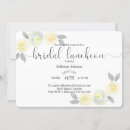 Search for bridal luncheon invitations Yellow
