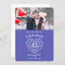 Search for blue sapphire wedding anniversary invitations Heart
