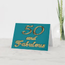 Search for 50 fabulous 50th birthday cards 50 year old