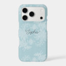 Search for light blue floral iphone cases White