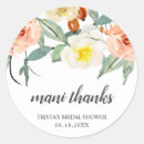 Search for mani thanks stickers Bridal shower