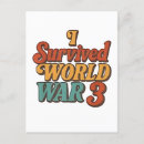 Search for survival postcards Humour