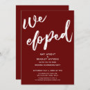 Search for burgundy wedding reception invitations Modern