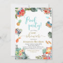 Search for pool baby shower invitations Modern