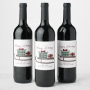 Search for happy holiday wine labels Simple