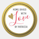 Search for love glitter stickers Made with love