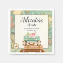 Search for adventure awaits napkins Baby shower