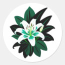 Search for lily flower stickers Green
