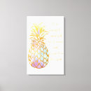 Search for pineapple canvas prints Watercolor