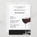 Search for retirement red wine invitations Modern