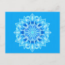 Search for turquoise flowers postcards Mandala