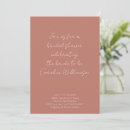 Search for terracotta bridal shower invitations Modern