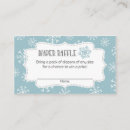 Search for winter diaper raffle baby shower invitations Blue