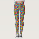 Search for puzzle pieces leggings Colourful