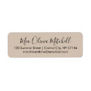 Search for ecru return address labels Simple