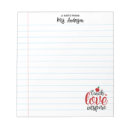 Search for teachers notepads Teacher appreciation