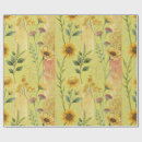 Search for sunflowers wrapping paper Wildflowers