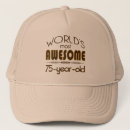 Search for 75th hats 75 years old