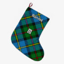 Search for blue plaid christmas stockings Traditional