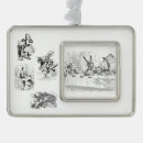 Search for white rabbit christmas tree decorations Illustration