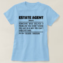 Search for real estate agent funny tshirts Job