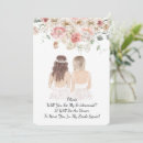Search for bridemaid invitations Watercolor