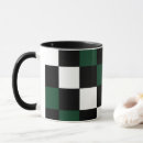 Search for black white green mugs Cool