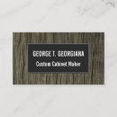 Search for cabinet maker business cards Professional