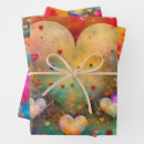 Search for vintage valentines day wrapping paper Hearts