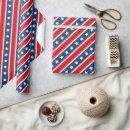 Search for stars and stripes gift wrap Fourth of july