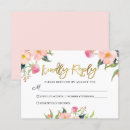 Search for pink floral rsvp cards Flowers