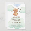 Search for baby bear birthday invitations Watercolor