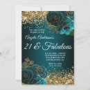 Search for 21 and fabulous invitations Elegant