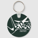 Search for jesus saves key rings Religion