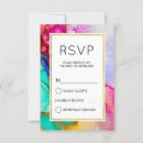 Search for creativity rsvp cards Watercolor
