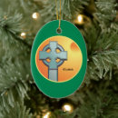 Search for irish blessing christmas tree decorations Green