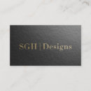 Search for gold text business cards Salon