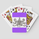 Search for family crest playing cards Vintage