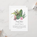 Search for cactus bridal shower invitations Watercolor