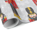 Search for black nutcracker wrapping paper Red