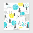 Search for bear pattern stickers Winter