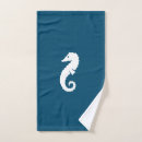 Search for seahorse bath towels Blue