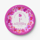 Search for 1st anniversary paper plates Pink