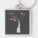 Search for japanese cherry blossom key rings Watercolor