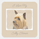 Search for silkies stickers Silky terrier