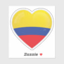Search for country of colombia stickers Heart